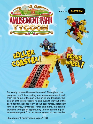 Amusement Park Engineer Robotics Summer Camp (2022-06-20 - 2022-06-24)