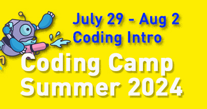 [2024 Summer] Coding Intro Camp AM/ W6(July 29- Aug 2) (2024-07-29 - 2024-08-02)